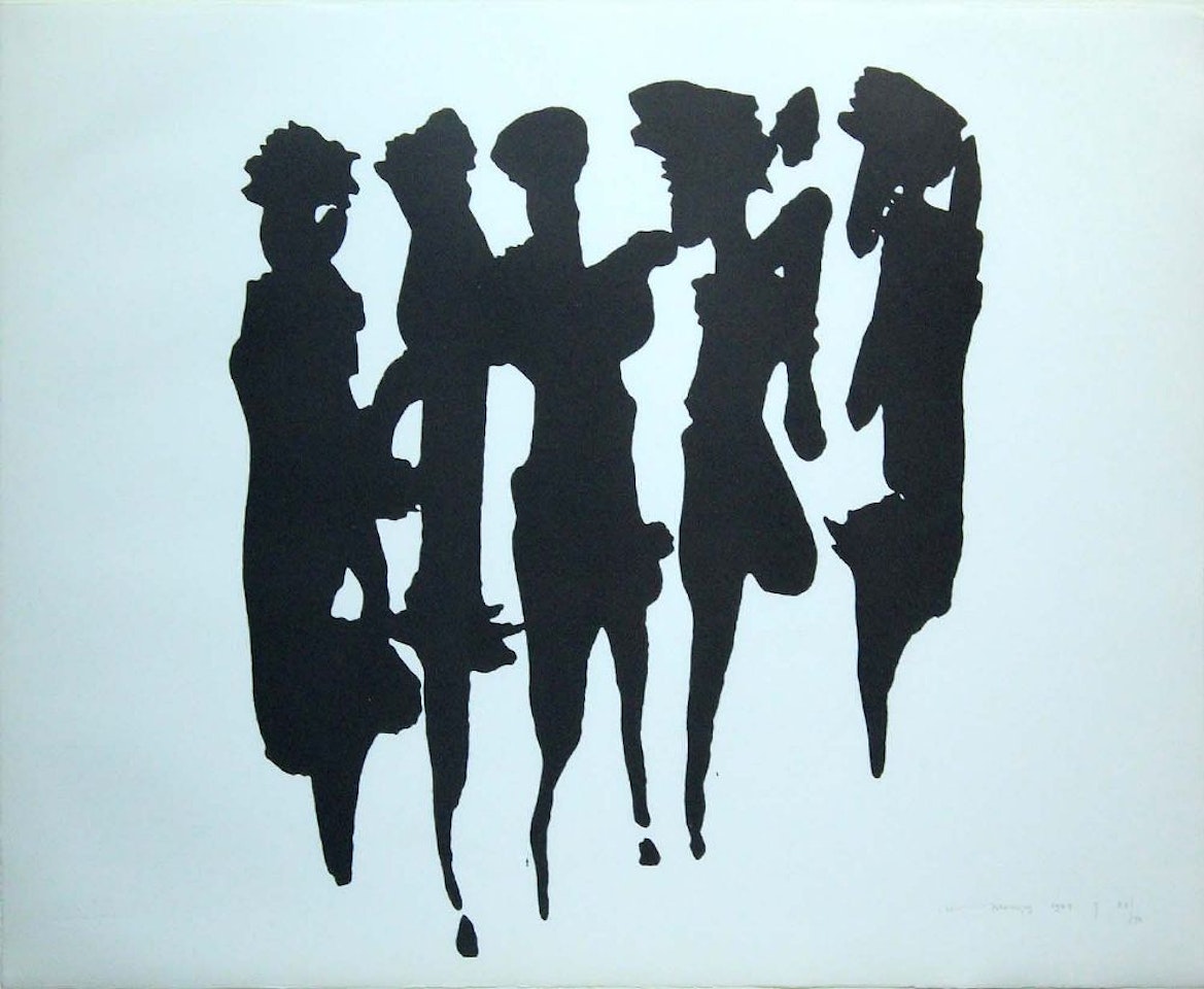 THE TAIN - WOMEN WATCHING by Louis Le Brocquy