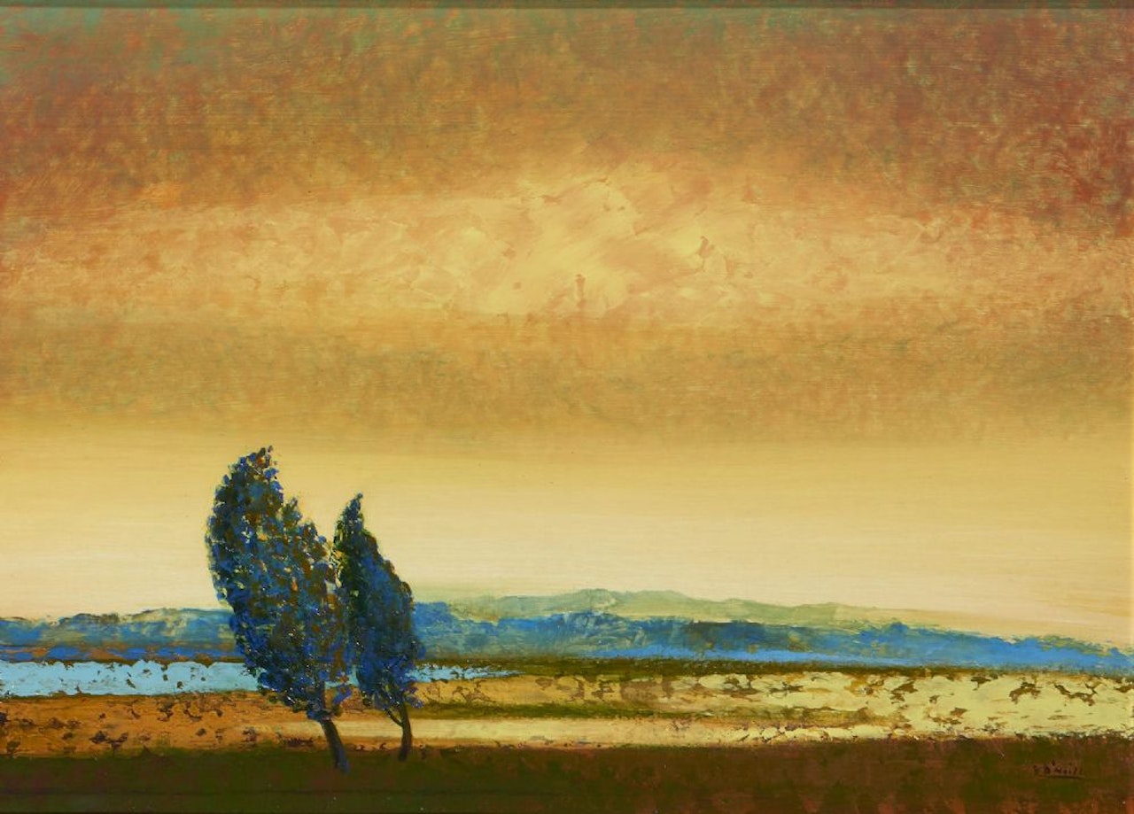 LANDSCAPE WITH TREES by Daniel O'Neill
