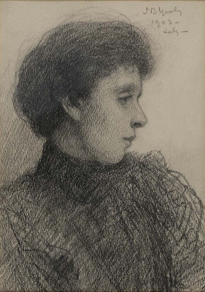 PORTRAIT OF VIOLET MARTIN by John Butler Yeats