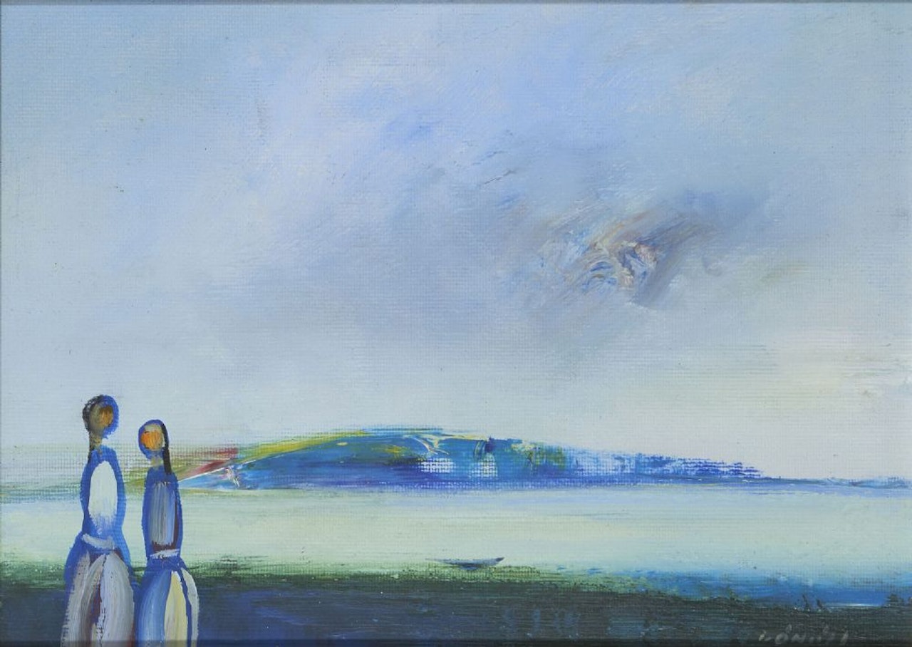 LANDSCAPE WITH FIGURES by Daniel O'Neill