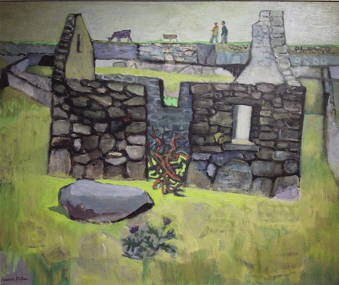 Ruined Cottage by Gerard Dillon