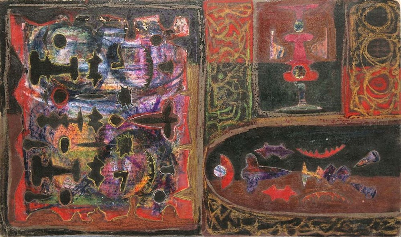 COLLAGE - ABSTRACT by Gerard Dillon