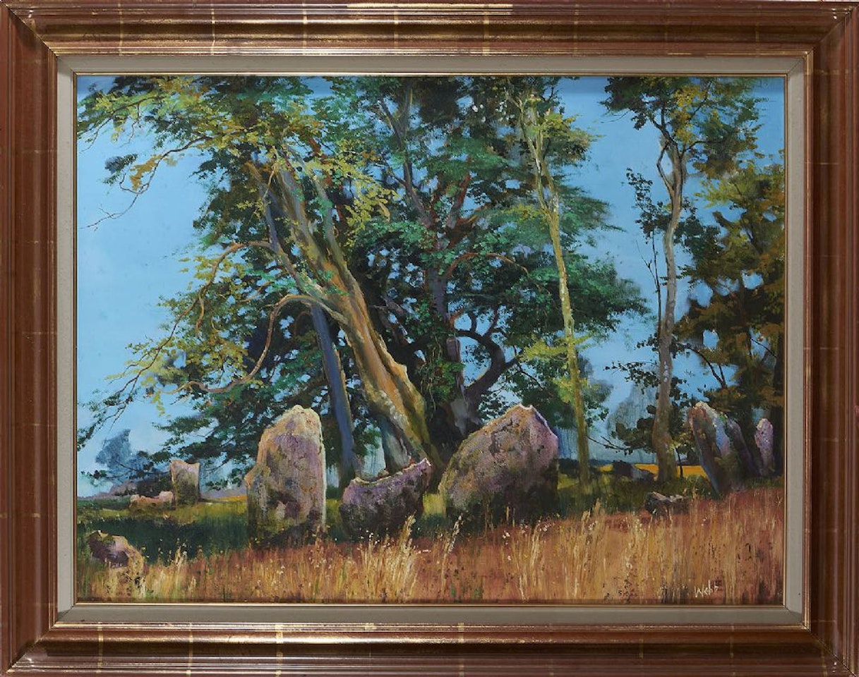 STONE CIRCLE NEAR CONG by Kenneth Webb