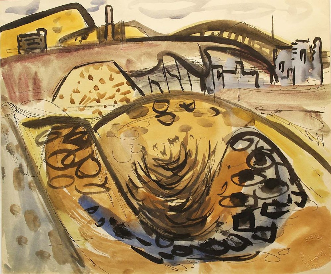 THE OCHRE MINES, AVOCA by Norah McGuinness