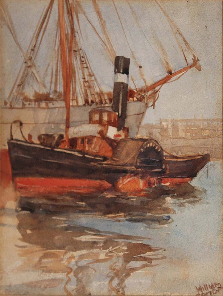 TUG BOAT by William Conor