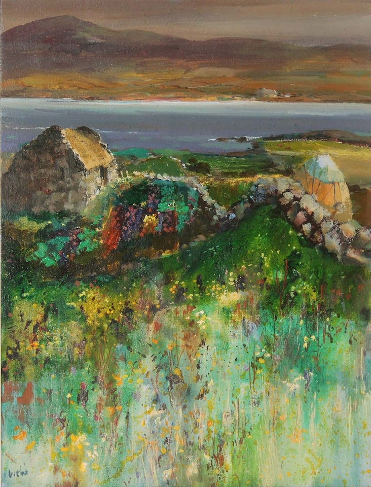 THATCHED COTTAGE by Kenneth Webb