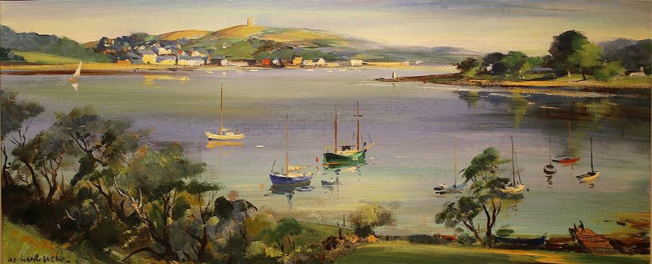 QUIET WATERS, STRANGFORD LOUGH *****  by Kenneth Webb
