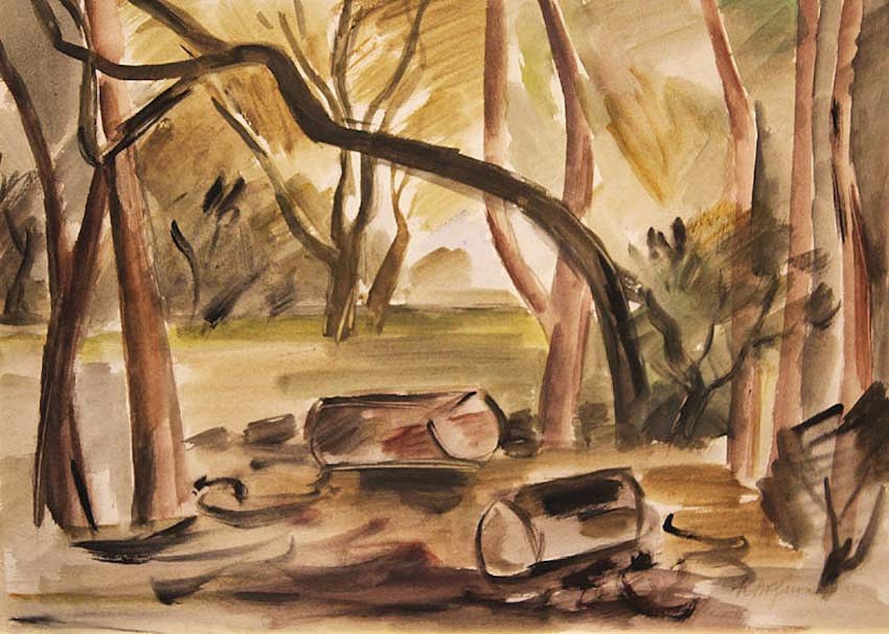THE WOODS AT RATHFARNHAM by Norah McGuinness