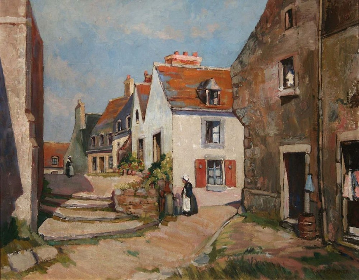 VILLAGE SCENE by Continental School