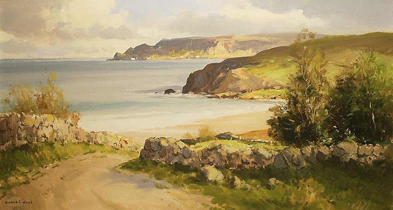 AT CUSHENDUN, CO ANTRIM  by Maurice Canning Wilks