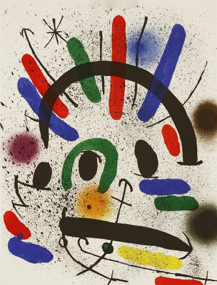 LITHOGRAPHIE I (MOURLOT 865, 866, 858, 862) by Joan Miró