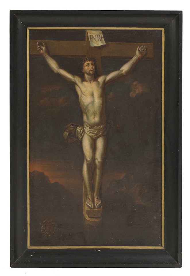 Christ on the Cross by Spanish School