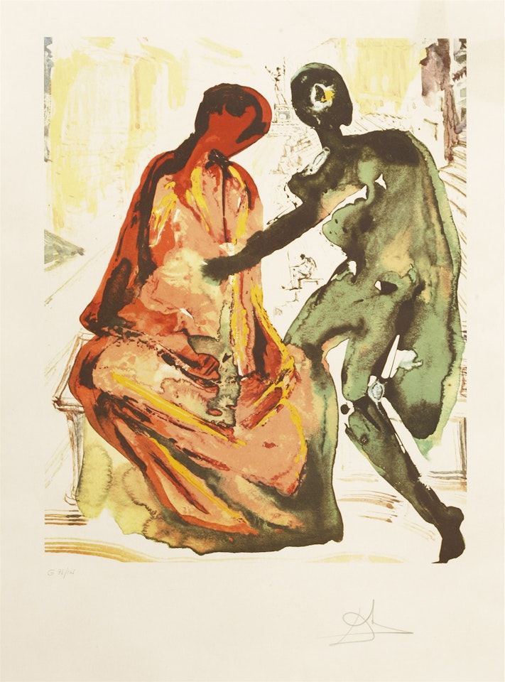 ANTOINE ET CLÉOPÂTRE by Salvador Dali