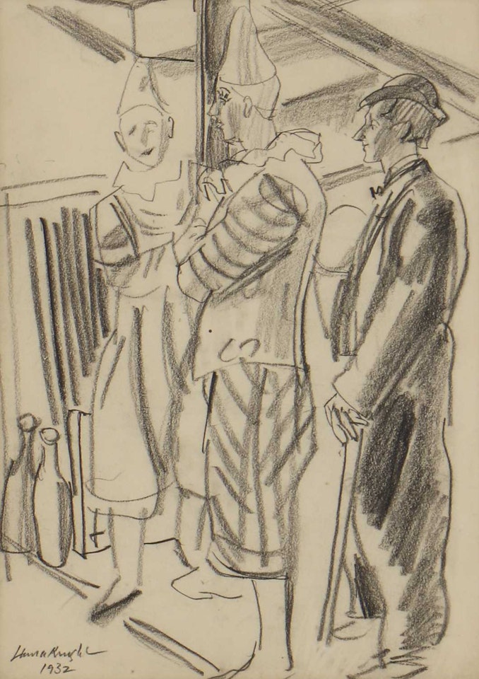 Clowns by Laura Knight