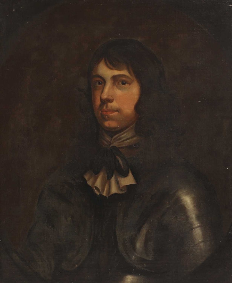 Portrait of Sir Ralph Warton, bust-length, in armour by English School