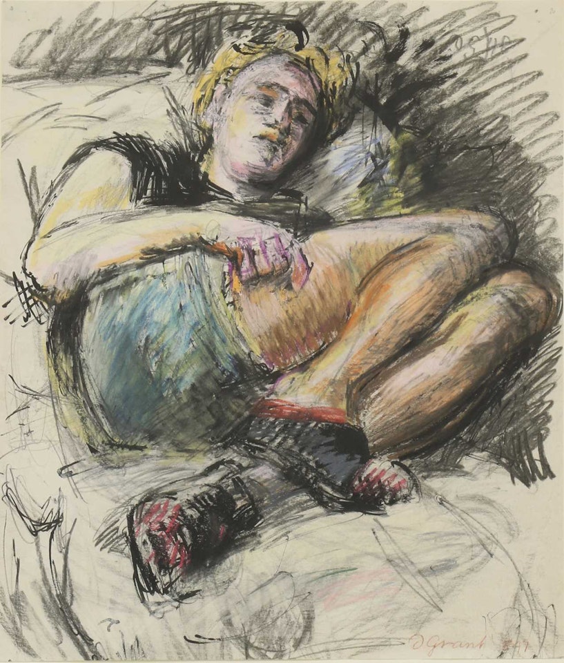 Paul Roche Reclining by Duncan Grant