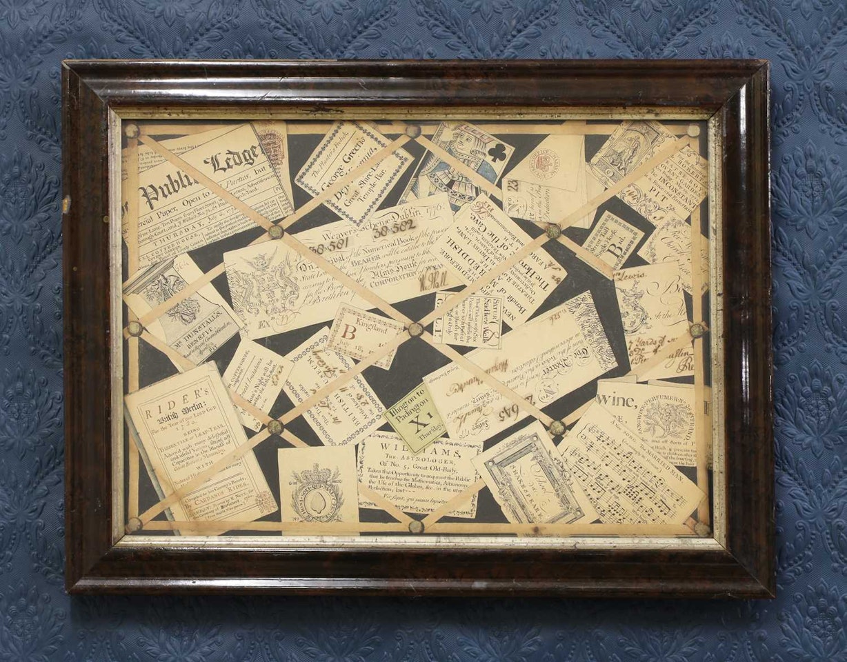 "The Letter Board" - a trompe l"oeil by English School