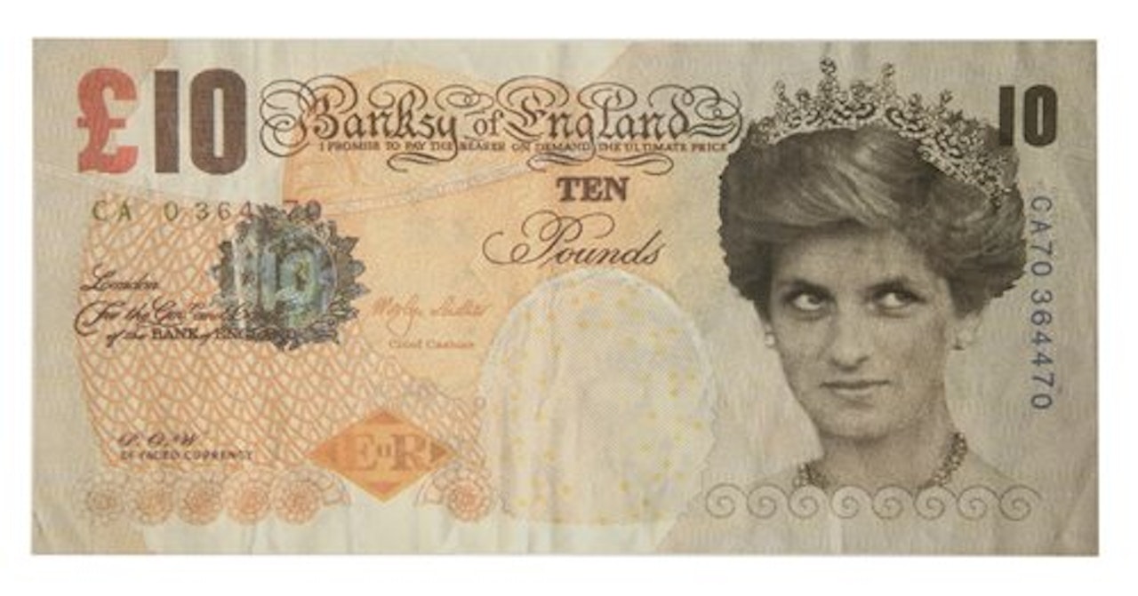 DI-FACED TENNER by Banksy