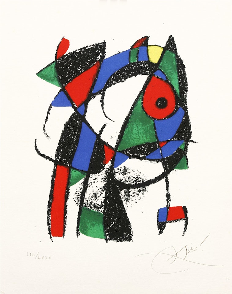 PLATE IV (CRAMER 1037) by Joan Miró