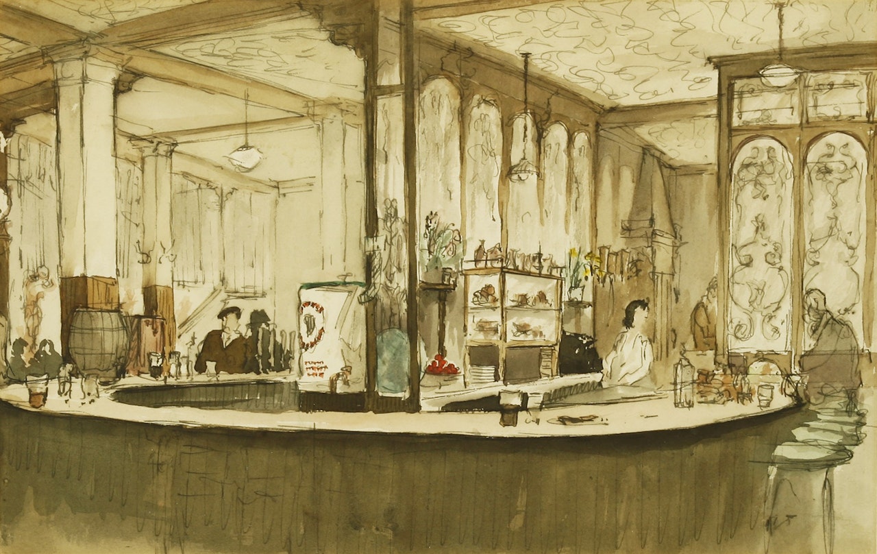 "THE SALISBURY" PUB, ST MARTIN"S LANE, LONDON by English School