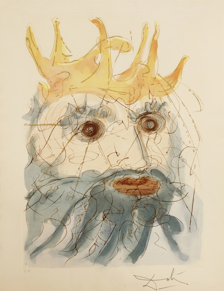 KING SAUL by Salvador Dali