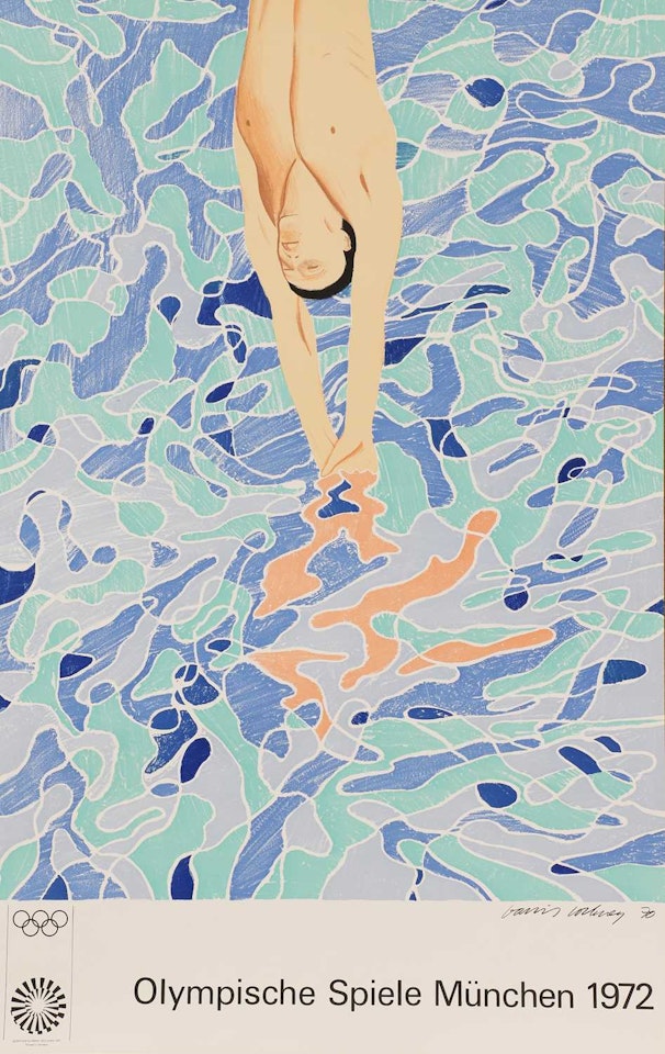 "Olympische Spiele München 1972" by David Hockney