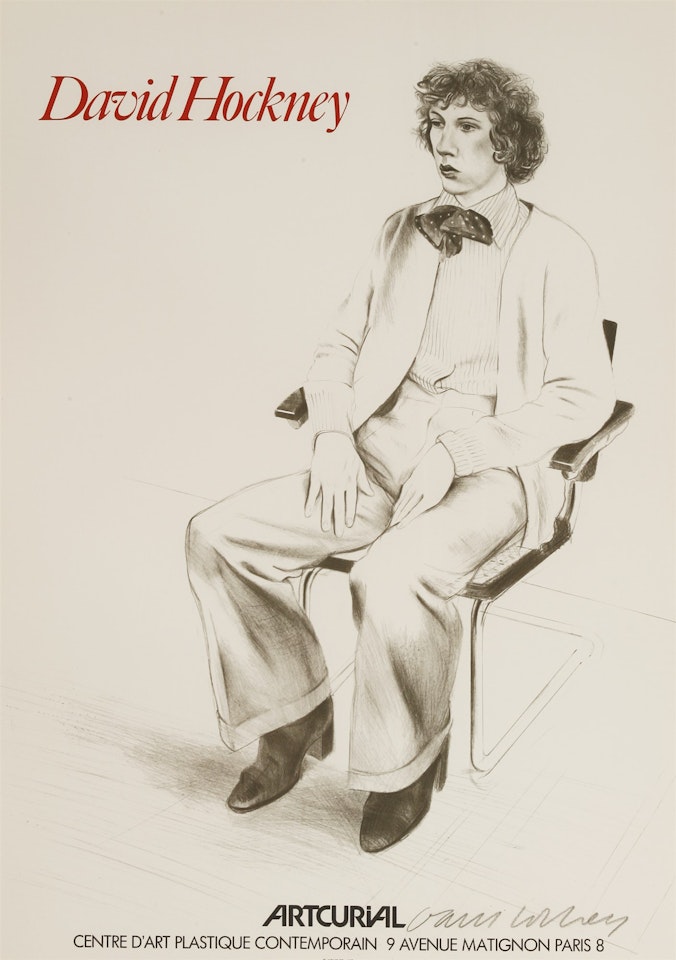 GREGORY EVAN by David Hockney