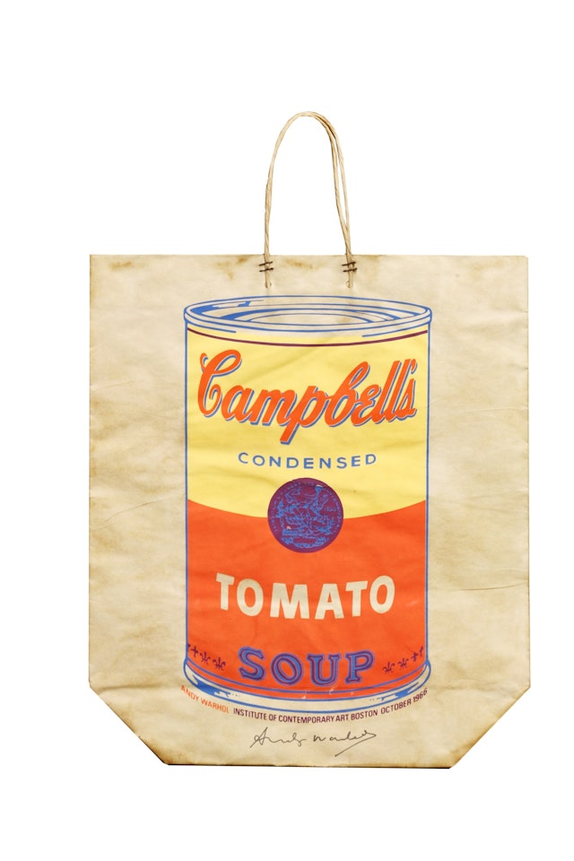 CAMPBELL"S SHOPPING BAG by Andy Warhol