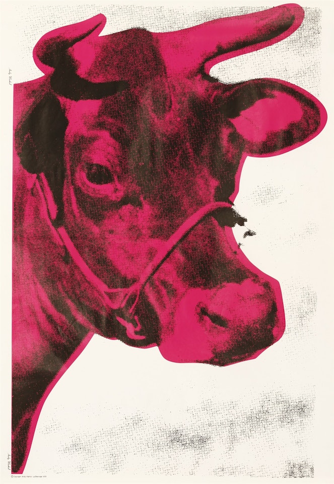 COW POSTER by Andy Warhol