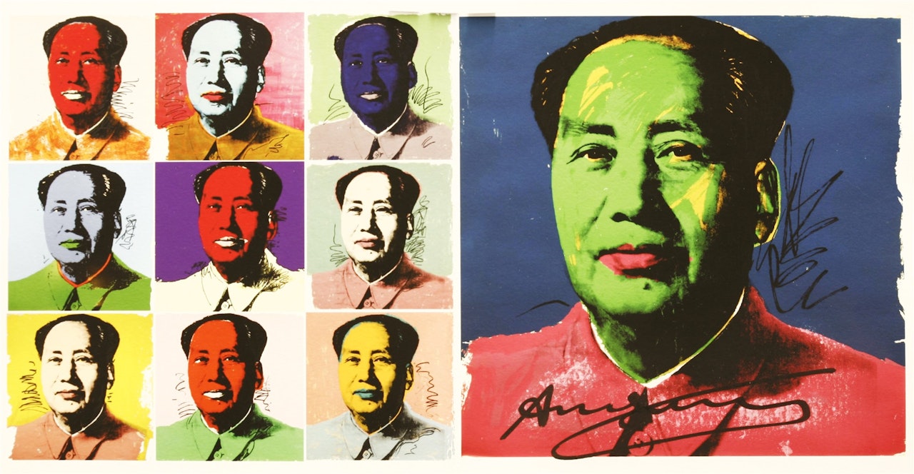 MAO ANNOUNCEMENT CARD by After Andy Warhol