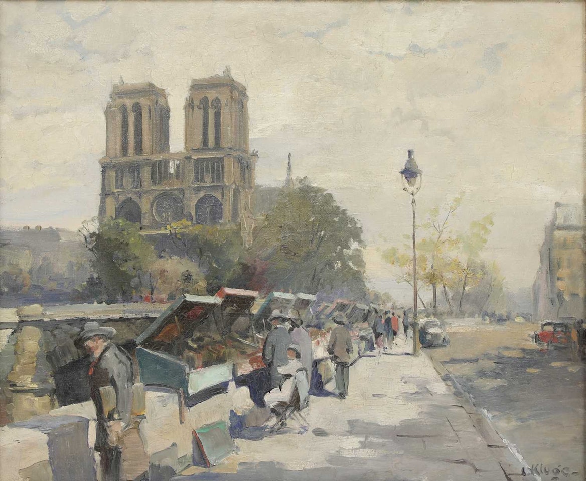 NOTRE DAME FROM THE LEFT BANK by Constantin Kluge