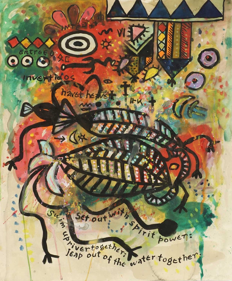 "opus G.2189 Set out with Spirit Power" by Alan Davie