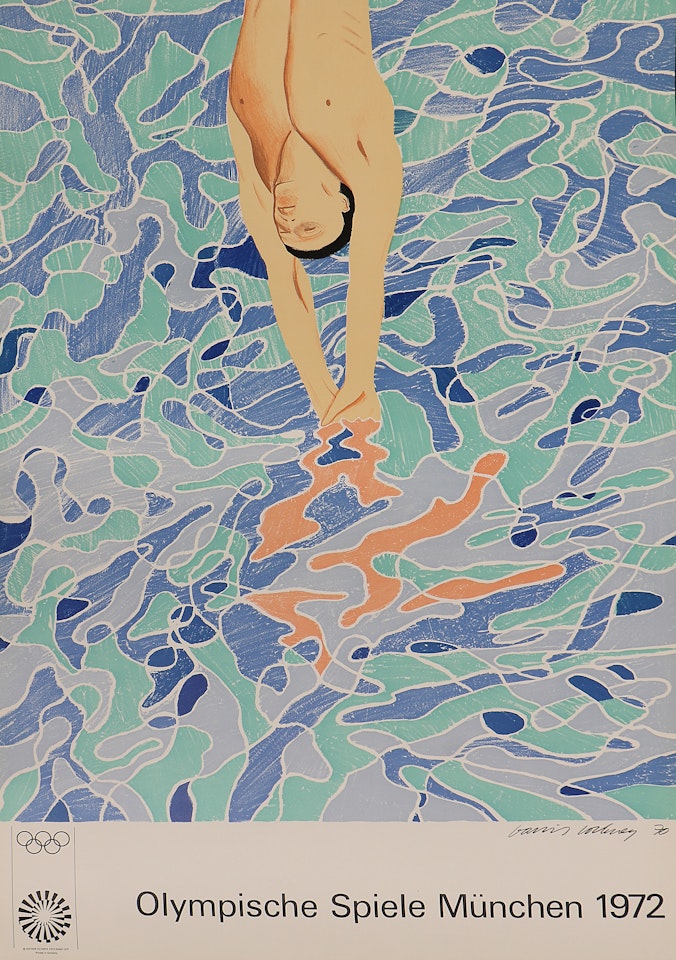 "Olympische Spiele München 1972" by David Hockney