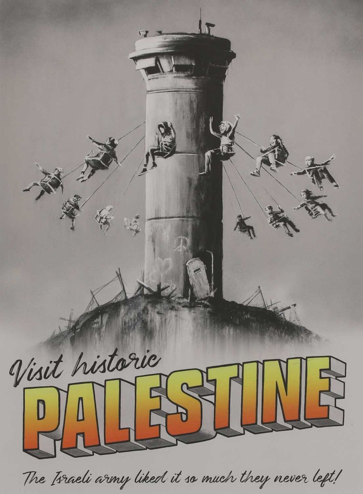 "Visit Historic Palestine" by Banksy