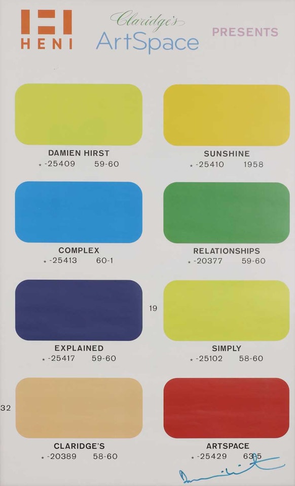"Colour Chart" by Damien Hirst
