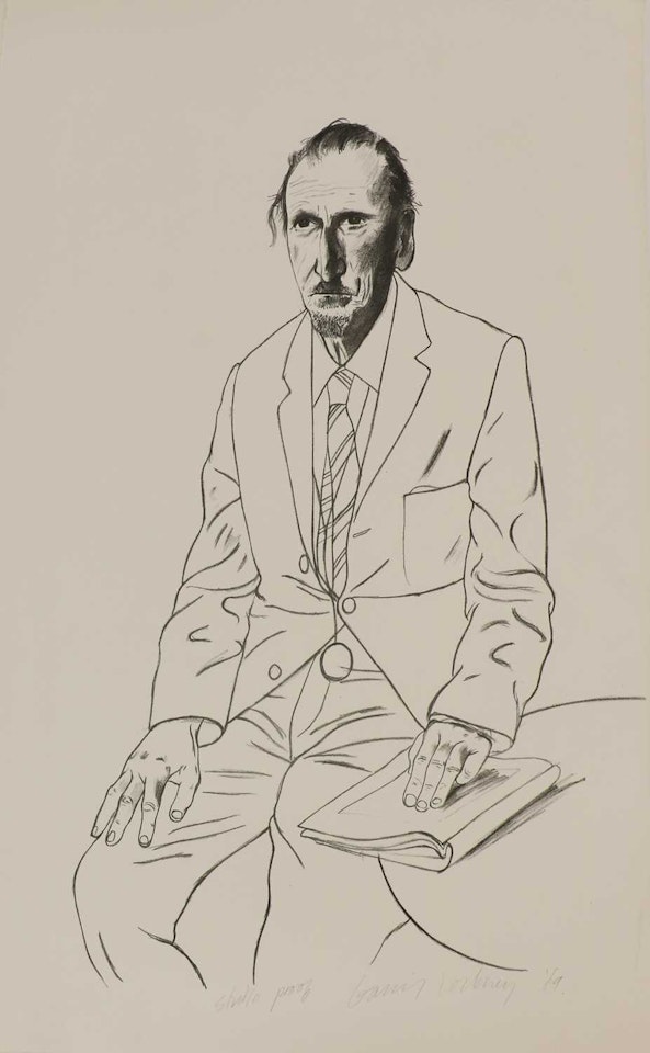 "The Connoisseur" by David Hockney