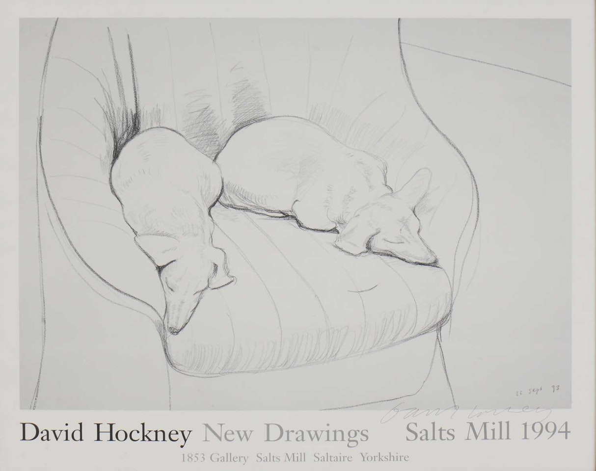 "David Hockney, New Drawings, Salt Mill, 1994" by David Hockney