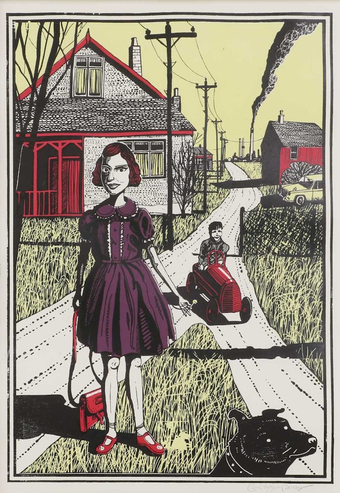 "Julie in Canvey Island" from Six Snapshots of Julie (colour) by Grayson Perry