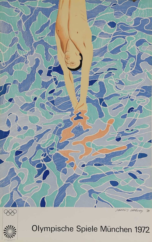 "Olympische Spiele München 1972" by David Hockney