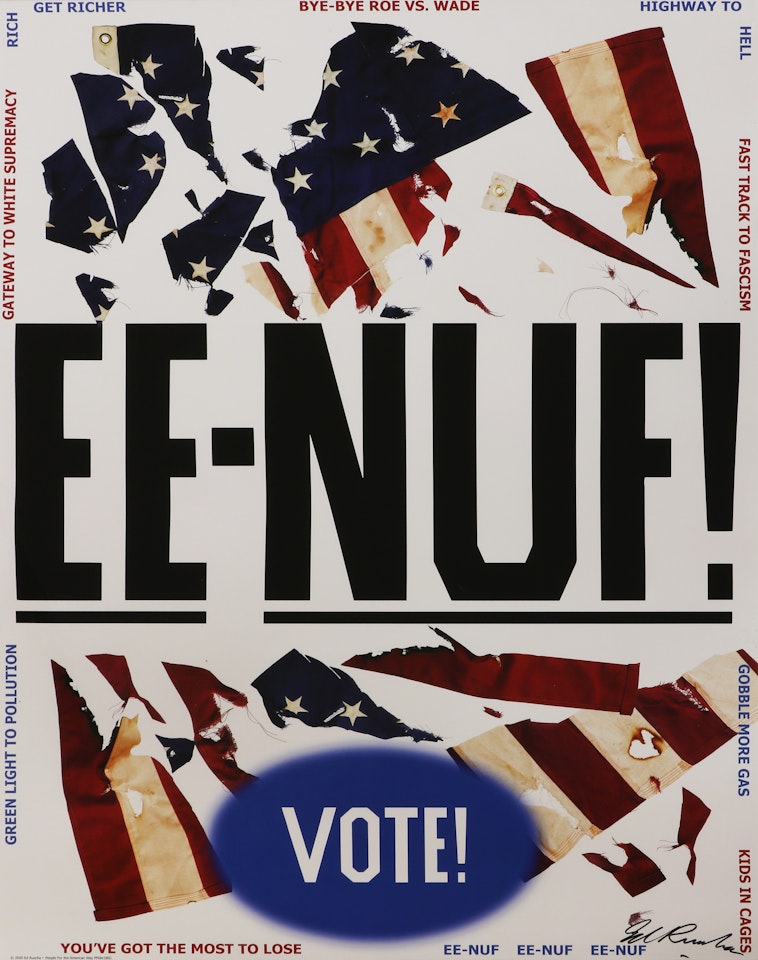 "EE-NUF!" by Ed Ruscha