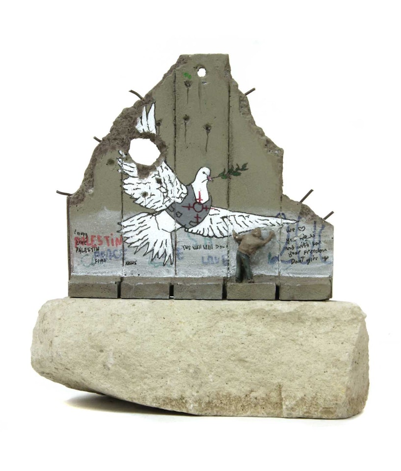 "Walled Off Hotel" - "Dove" by Banksy