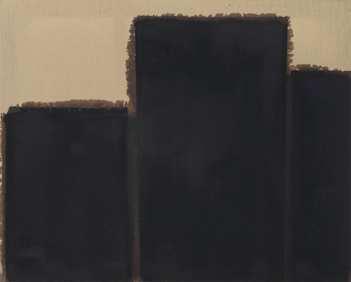 Burnt Umber & Ultramarine Blue by Yun Hyong-Keun