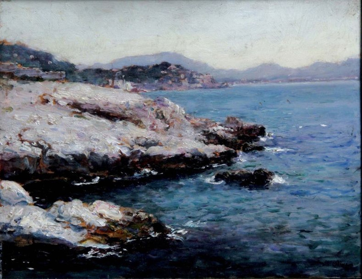 Mediterranean landscape by Jean Baptiste Olive