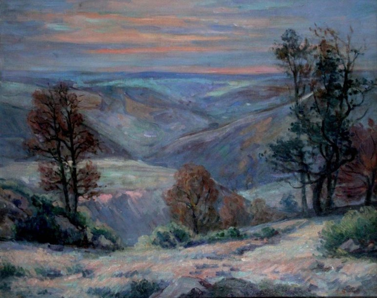 Puy Barriou in autumn, Crozant by Armand Guillaumin
