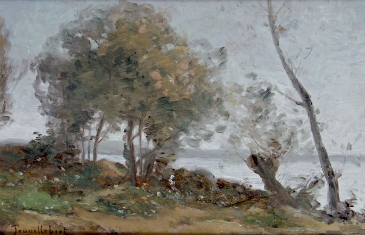 RIVER EDGE by Paul Désiré Trouillebert