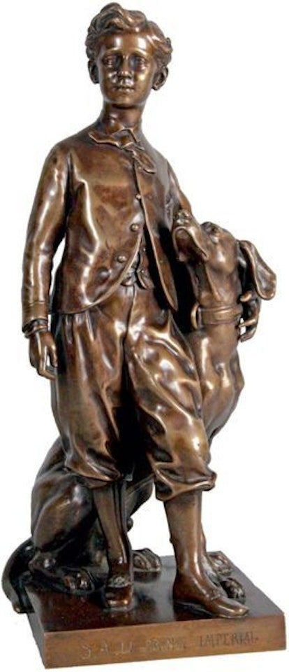 The Imperial Prince and His Nero Dog N°4 by Jean-Baptiste Carpeaux