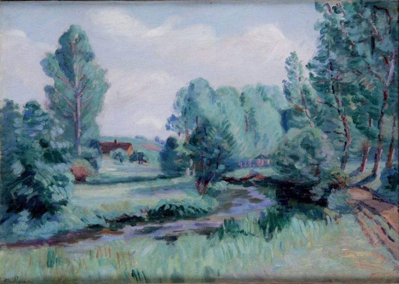 Landscape near Jouy en Josas by Armand Guillaumin