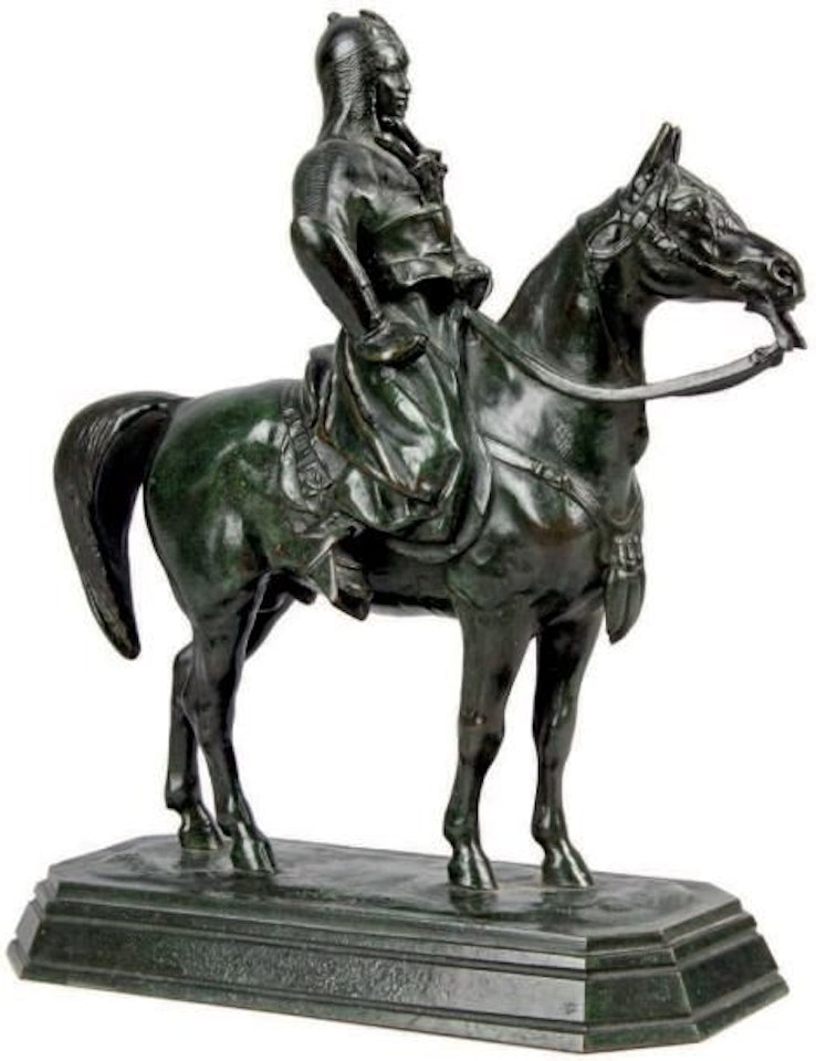 WARRIOR OF THE CAUCASUS by Antoine-Louis Barye