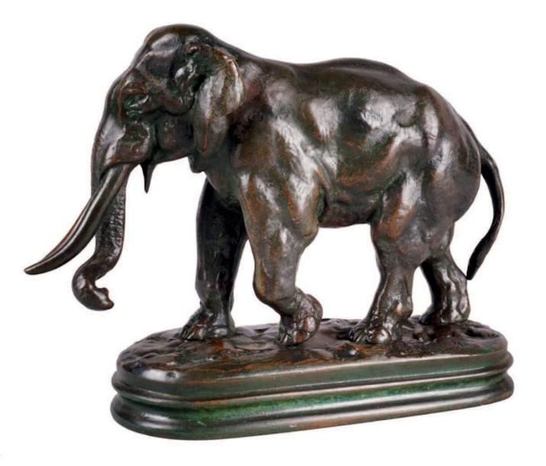 THE ASIAN ELEPHANT by Antoine-Louis Barye
