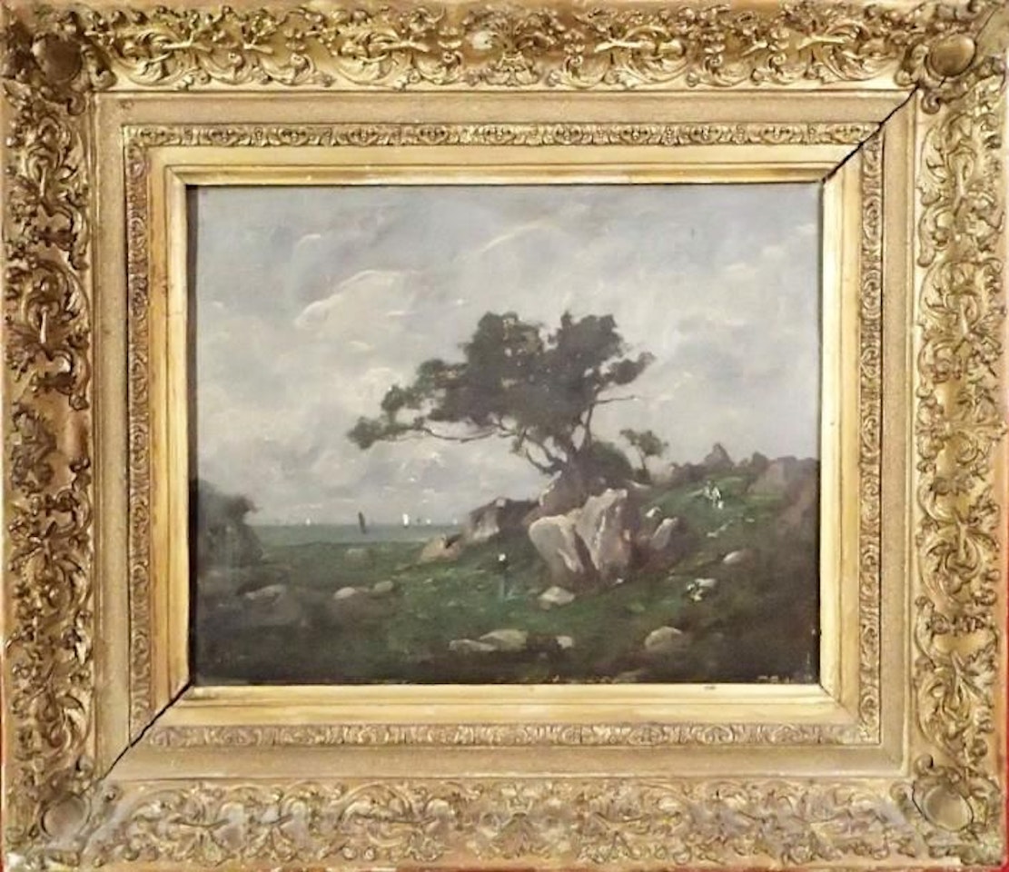 Paysage breton by French School